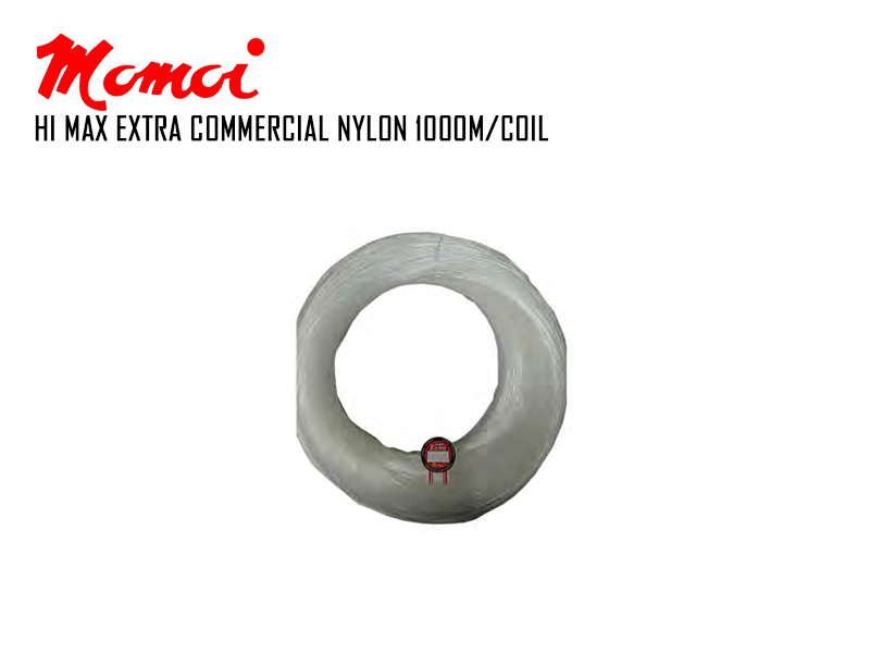 Momoi Hi-Max Extra Commercial Nylon (Size:0.40mm, Strength: 12.54kg, Length: 1000mt)
